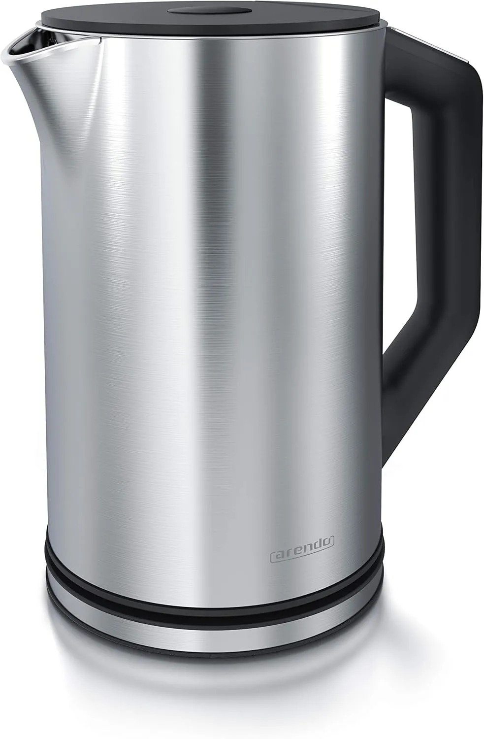 Arendo - Hervidor de agua eléctrico 1,5 litro, Tetera con ajuste de temperatura de 40°C a 100°C, Modelo Elegant, Diseño de doble