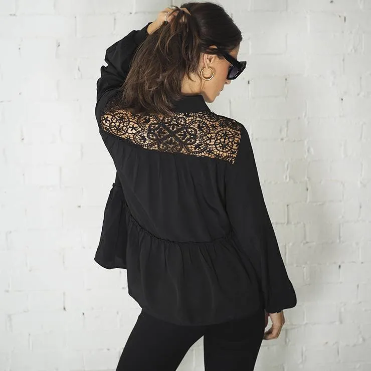Blusa Nümph Nuulli 703794 Negro