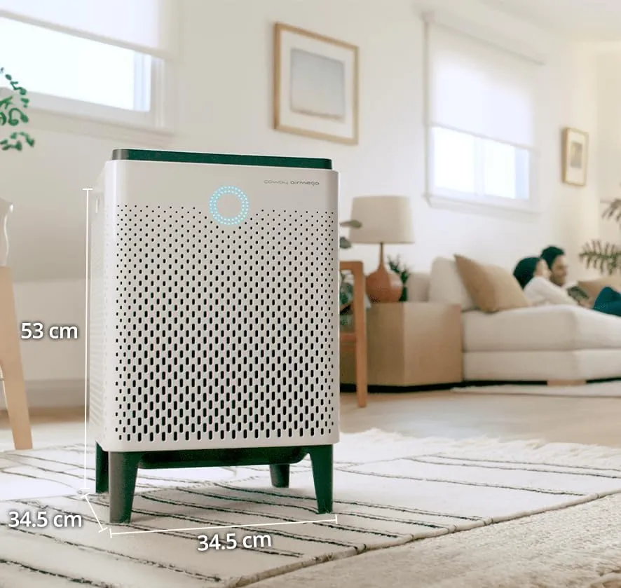 COWAY AIRMEGA 300 Purificador de Aire | Elimina el 99,999% de las partículas | Certificación ECARF para alérgicos | Sistema de d
