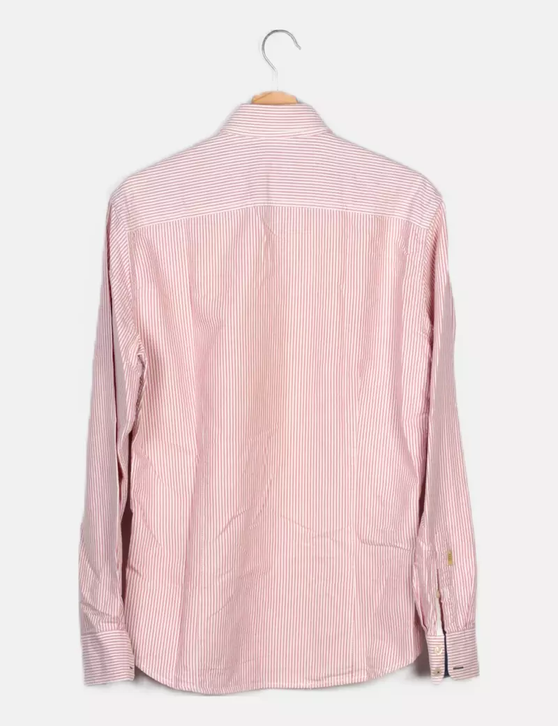 Mango Camisa bicolor rayas
