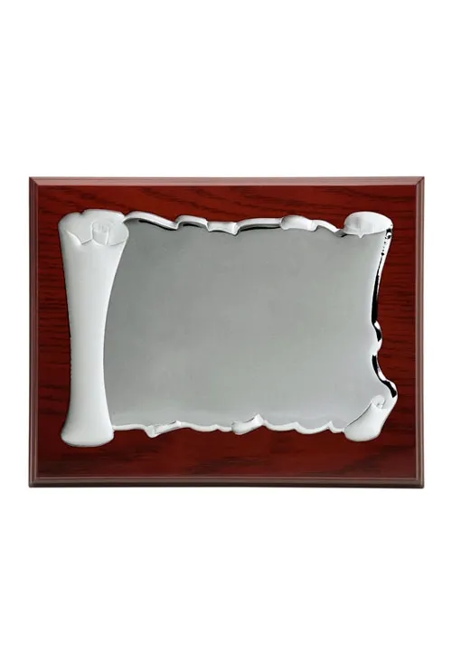 Placa bilaminada plata para homenaje 135_P2030-2B