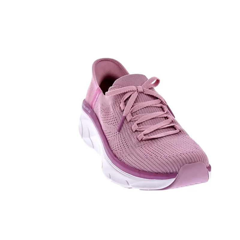 Skechers Zapatillas Mujer D Lux Walker Rosa