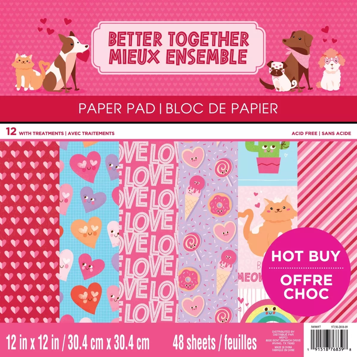 SUPER OFERTA **40%** Set de Scrapbooking Better Together Craft Smith 30x30cm